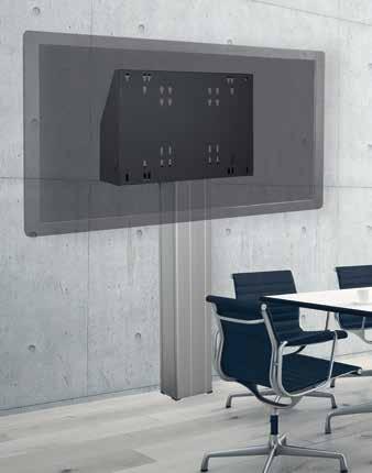 CONEN MOUNTS Not height adjustable systems for (interactive) displays Not height adjustable systems for wall mounting 4 floor leveling feet Frame for all 42" 70" displays Maximum load bearing > 120