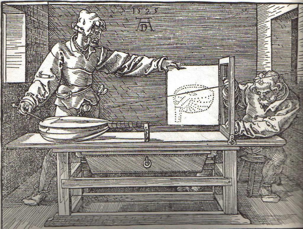 60 I. Elementare Mathematik 1 Abwandlung desselben Verfahrens Die projektive Ebene. Die bisher besprochene Methode macht einen kleinen, aber dennoch ganz gravierenden Fehler.