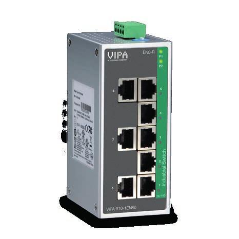 Preiswerter Ethernet-Switch in Industriequalität Broadcast-Storm-Schutz Redundante Stromversorgung Solides Hardware-Design für Gefahrenbereiche (Class 1/Div.