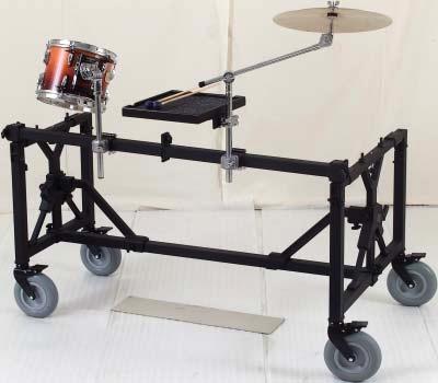 This creates a multi-instrument percussion set-up that can easily expand as your needs change.