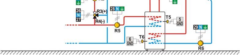 Scheme 404f (WDC10, WDC20) - xpansion scheme - mixing circuit, d. h. w.