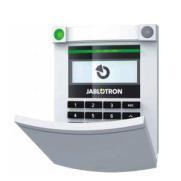 Symbolbild Artikel Bezeichnung JA154E LCD-Bedienteil Funk, Codetastatur und eingebautem RFID-Leser, bidirektional,1 Eingang für Türkontakt, opt. RFID-Tag JA191J oder RFID-Card JA190J, inkl.