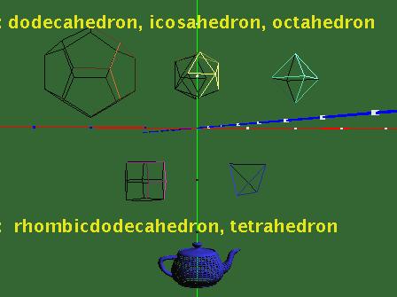 Primitive und Objekte GL_Sourcerer 69 wobei statt Torus auch geschrieben werden kann cone, cube, cylinder, dodecahedron, icosahedron, octahedron, rhombicdodecahedron, sphere, teapot, tetrahedron,