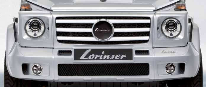 While you are looking at your immediate environment, you too are under scrutiny by your environment, because Lorinser makes the G-Class into a real eye