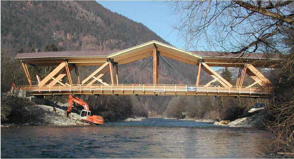 Staffenbrücke in Kössen, Tirol.