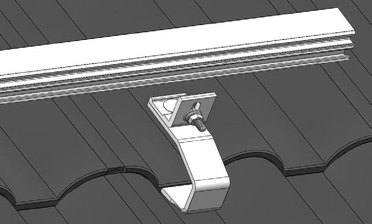 Adapter angle to connect roof hook and profile Adapterwinkel auf