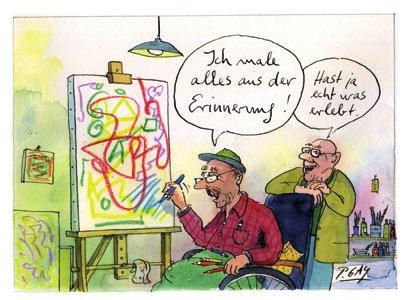 Cartoons von Peter Gaymann Ausstellungseröffnung: Samstag, 29. April 2017, 16 Uhr Gemmingen, Bürgerturmplatz 2, Haus am Rathausplatz mit Bürgermeister Timo Wolf und Dr.