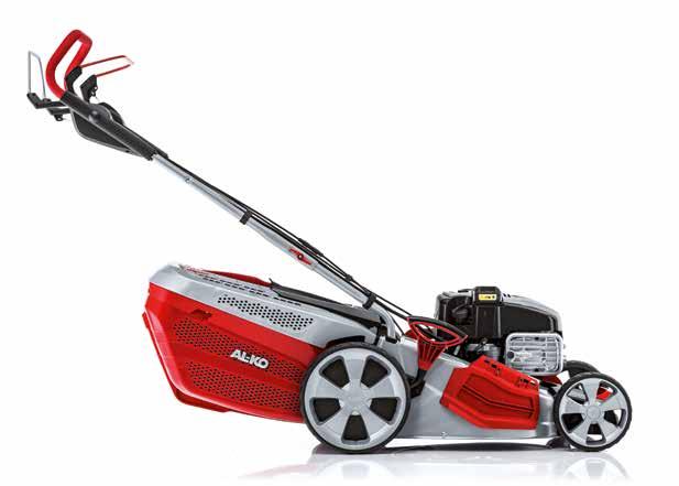 innovativen Briggs&Stratton Instart-Motor ein kleiner, handlicher Lithium- Ionen-Akku als Energiequelle zum Starten.