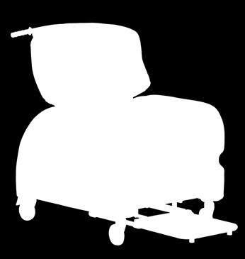 Sitz und Rückenlehne sowie der Sitzposition durch eine Gasdruckfeder