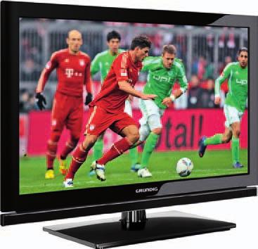 auch in Hochglanz- Weiß erhältlich 22 VLE 8220 BG 21,5" / 55 CM DVB-T-Tuner zum Empfang von HDTV- Signalen integriert USB 2.