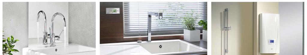 Dezentrale Warmwasserversorgung ist die zukunftsfähige Alternative Klein-Durchlauferhitzer am Handwaschbecken MCX 7