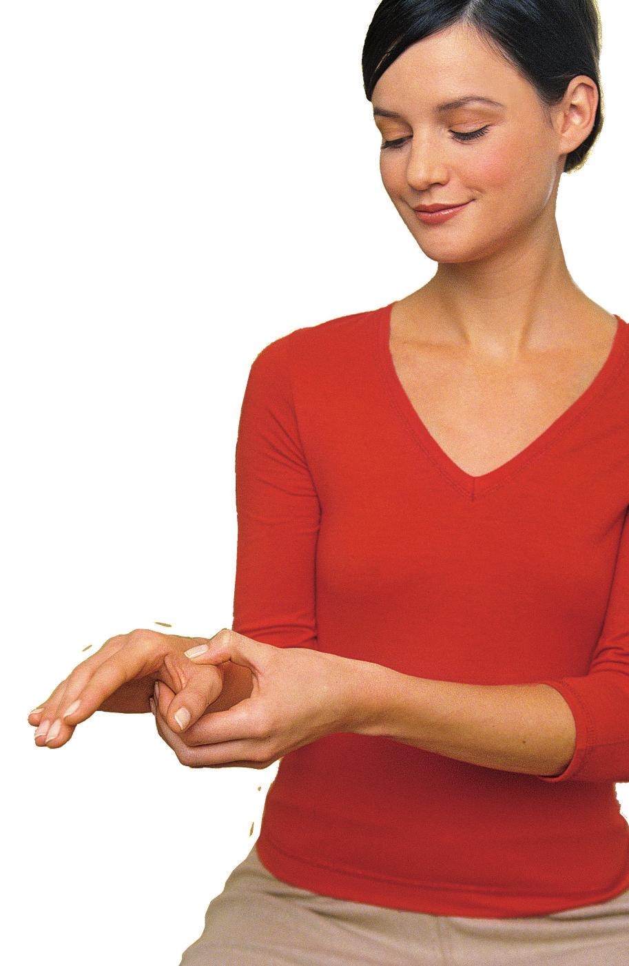Alles, was Sie brauchen, sind Ihre Finger Patienten verspürten etwa bei einer täglichen Therapie mit der Druckpunkt-Massage nach einem Monat deutlich weniger Schmerzen im Lendenwirbel-Bereich als die