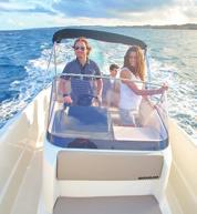 ACTIV 675 SICHERHEIT Auf dem Wasser garantiert ein leistungsstarker Mercury Außenbordmotor sicheres und sportliches Bootfahren.