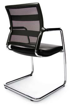 Variante Model ErgoMedic 100-1 ErgoMedic 110-1: > Backrest covered with breathable mesh, backside additionally with 2 or