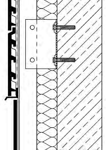 Fassadentafeln aus Faserzement Vertikalschnitt Individuelle