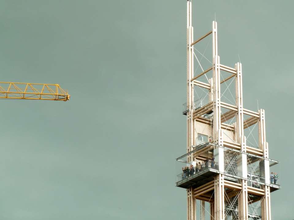 Europe s highest Wooden sprucetower (66,7m) Sightseeing platform at a height of 40m providing tremendous insights in the