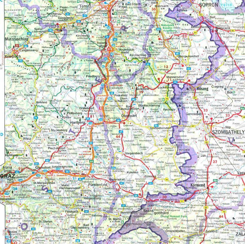 Grenzregion Südost > Ist- Situation Verkehr Quelle: bglv1.orf.