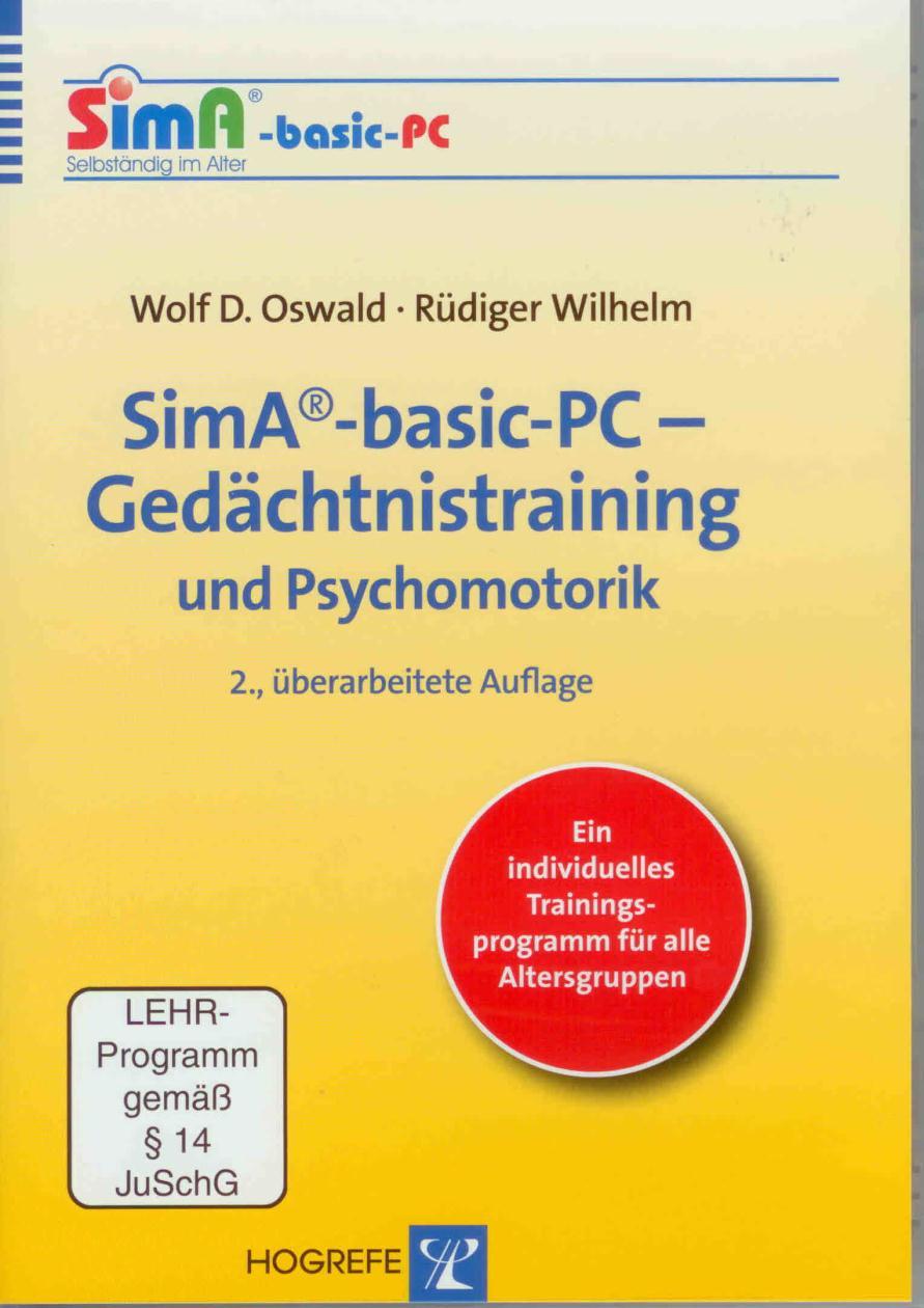SimA -basic-pc: 26 Übungen am PC, jedesmal anders.