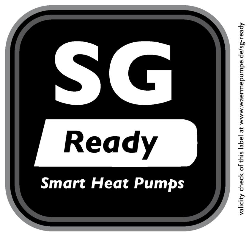 SG Ready-Label Das SG Ready-Label wird an Wärmepumpen- Baureihen (Heizungswärmepumpen und Warmwasserwärmepumpen) verliehen, deren Regelungstechnik die Einbindung der einzelnen Wärmepumpe in ein