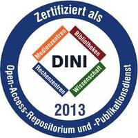 DINI-Zertifikat für Open-Access-Repositorien und -Publikationsdienste 2013 Visibility of the service Policy Support services for authors