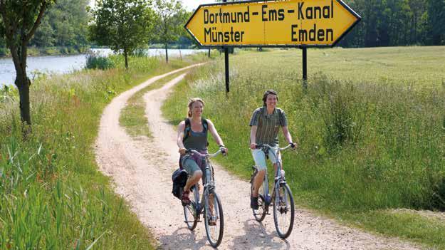 Ems-Kanal-Tour 35 km Die ca. 35 km lange Radtour steht ganz im Zeichen des Ems-Kanals.