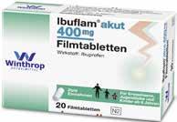 Aciclovir-ratiopharm Lippenherpescreme 2 g statt 4,70 1) 3,98 15% 27% Ibuflam akut 400 mg 20 Filmtabletten statt 5,25 1) 3,80 22% Paracetamolratiopharm 500 mg statt 2,58 1) 1,98 23% 23% GeloSitin