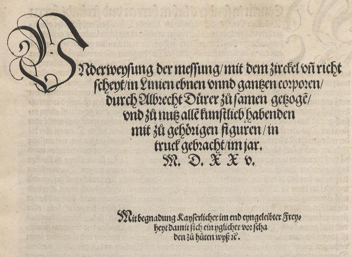 Die Neudörffer-Fraktur in Albrecht Dürers Fachbuch Underweyſung der meſſung mit dem zirckel vñ richtſcheyt Von Wolfgang Hendlmeier Einführung Albrecht Dürer war der wohl bedeutendste deutsche Maler.