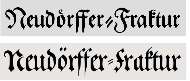 10 Die Fraktur von Johann Neudörffer die älteste Fraktur Nachwirkungen der Neudörffer Fraktur im 20. und 21. Jahrhundert der heutige Offsetdruck erreichen.