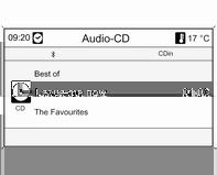 146 Infotainment System Audio-CDs mit Kopierschutz, die nicht der Audio-CD-Norm entsprechen, werden u.u. nicht korrekt oder gar nicht abgespielt.