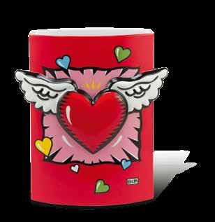 VE 1 Wings of Love  Porcelaine Höhe height