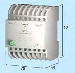 Überspannungsschutz Typ 3 mit und ohne HFFilter MSBHF, MSB, DSHF OTIZE Maßbild MSBHF MSB DSHF 200 Line 105 105 Equipt. 63 40 63 40 B10 MSB10 MSB10V MSB10 MSB6 68 49 25.