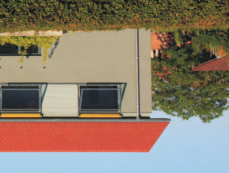 Die einfache Dachgeometrie, möglichst ohne Durchdringungen der Dachfläche, ist Voraussetzung für günstige