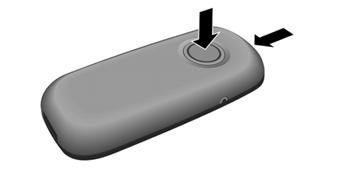 Mobilteil in Ladeschale stellen Das Steckernetzgerät der Ladeschale in die Steckdose stecken. Das Mobilteil mit dem Display nach vorn in die Ladeschale stellen.