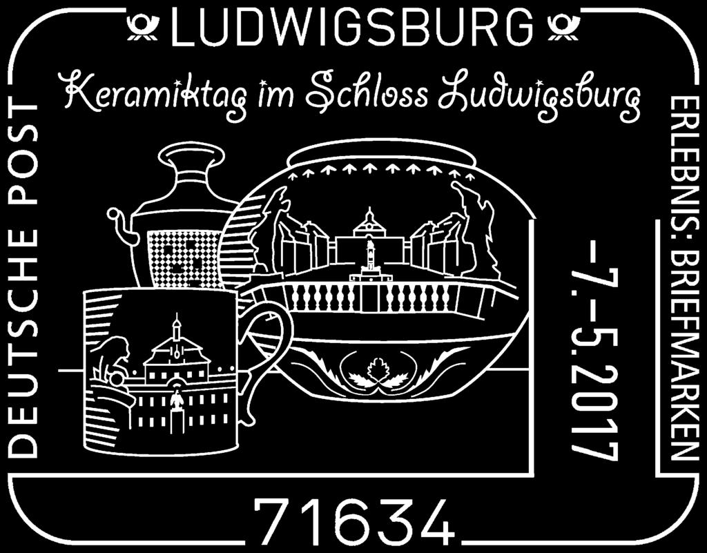 1. Philatelistische Stempel Sonderstempel - Neuheiten 71634 LUDWIGSBURG - 7.5.2017 Stempelnr.