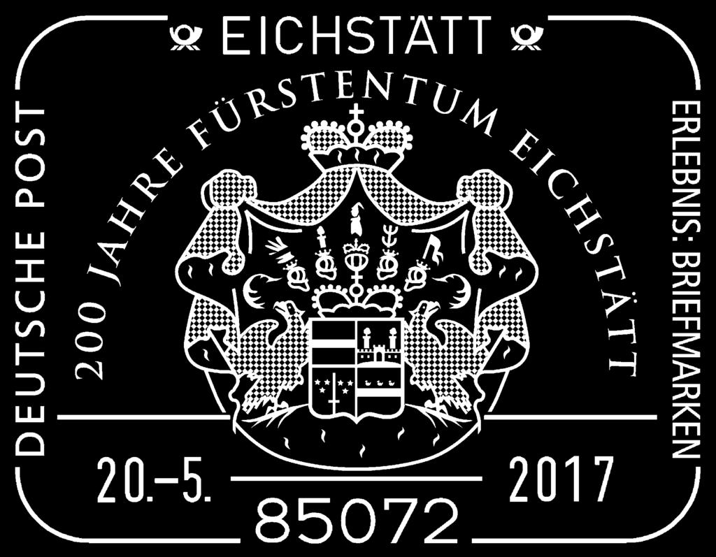 1. Philatelistische Stempel Sonderstempel - Neuheiten 85072 EICHSTÄTT - 20.5.2017 stempelnr.