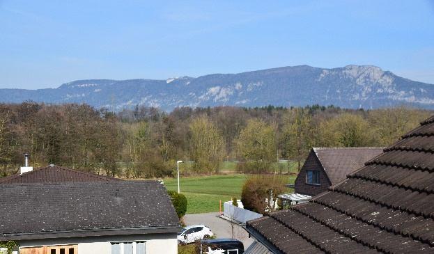 Objektangaben 3 Zimmerwohnung Dachgeschoss Wohnung Wohnfläche Garten Nebenräume Parkplatz Ausbaustandart Die Wohnung ist sehr hell, mit warmem Holz getäfert und hat viel Stauraum.