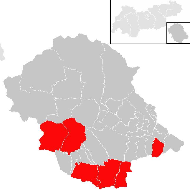 Beispiel 2: Osttiroler Gemeindenamen Romanisch: