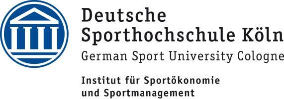 Analyse zur Situation der Sportvereine in Deutschland Sportvereine in Thüringen Univ.-Prof. Dr. Christoph Breuer Svenja Feiler, M.