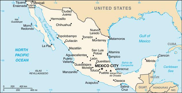 DAAD Seite 2 Sachstand Mexiko 2016 Außenstelle Lektorate Allgemeine Informationen Offizieller Name des Landes: Bevölkerungszahl: Vereinigte Mexikanische Staaten 121,73 Mio.