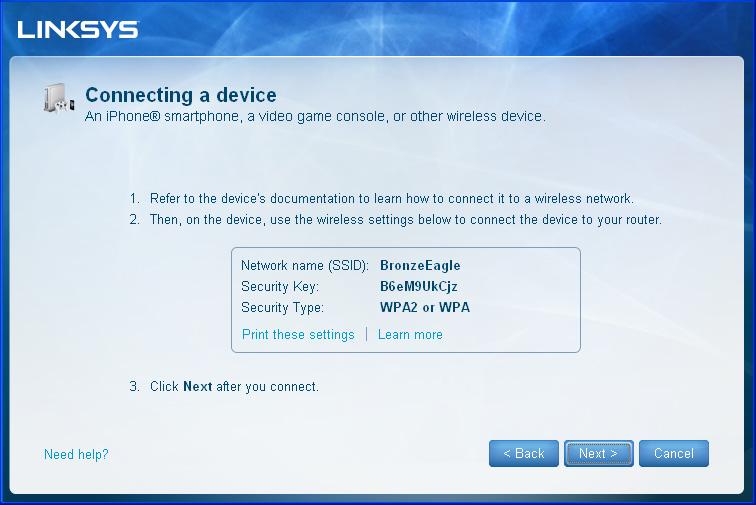 Klicken Sie auf Other wireless devices (Andere Wireless-Geräte).