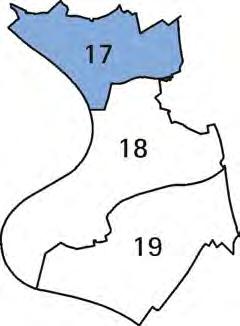 Datenteil - Kreiswahlbezirke 2014 KWB 17 (Monheim am Rhein 1) Bevölkerung von... bis unter... Jahren männlich weiblich Summe 16-18 110 134 244 18-25 477 468 945 25-35 715 698 1.413 35-45 743 747 1.
