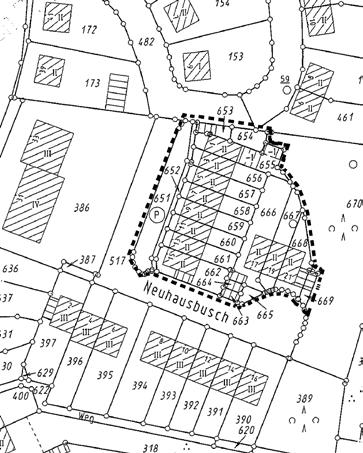 Stadt Projektbezeichnung Heiligenhaus Neuhausbusch Flächengröße in ha 0,21 Anzahl der Wohneinheiten 11 Art der Vornutzung Art der Nachnutzung Grünfläche mit Altablagerungen Doppel- und Reihenhäuser