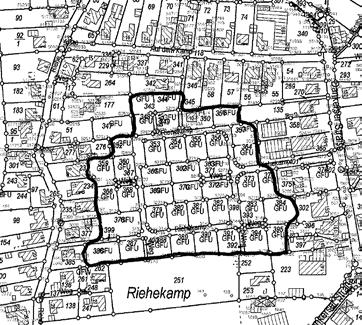 37 Minden Riehekamp Das Projekt Riehekamp bezeichnet eine Arrondierung am östlichen Siedlungsrand der Stadt Minden innerhalb einer bestehenden Siedlungsrandstruktur.