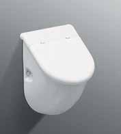 1 casa, Absauge-Urinal, Wasserzulauf innen, Version für Deckel 89414.1 Urinal-Deckel 84014.