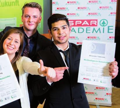 MITARBEITENDE & LEHRLINGE SPAR-Akademie-Klassen In den Bundesländern bildet SPAR Lehrlinge in eigenen SPAR-Akademie-Klassen in ausgewählten Berufsschulen aus.
