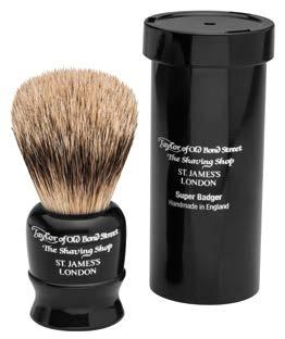 Badger Shaving Brush medium, ivory 11,25 cm, Ø 24 mm 45190 Super