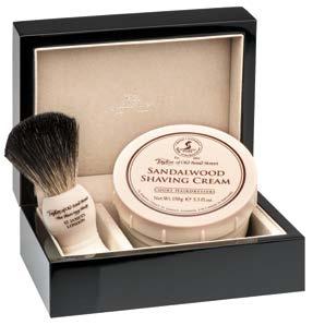 an Imitation Ivory Super Badger Shaving Brush, Victorian Mach3 Razor and