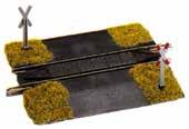 Suitable for the turntables 6052, 6152 C, 6154 C, and 6651 C. 3 locomotive sheds for 7,5 degrees track exits with 8 gate wings that can be opened and closed.