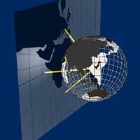 2. Kartenprojektionen gnomonische planare äquatoriale Projektion die Lichtquelle befindet sich im Objekt selber http://www.
