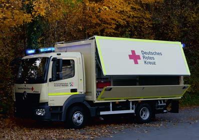 GWS-440L BtLKW-NRW Gerätewagen Schwenkwand Betreuung Beladekonzept: Land